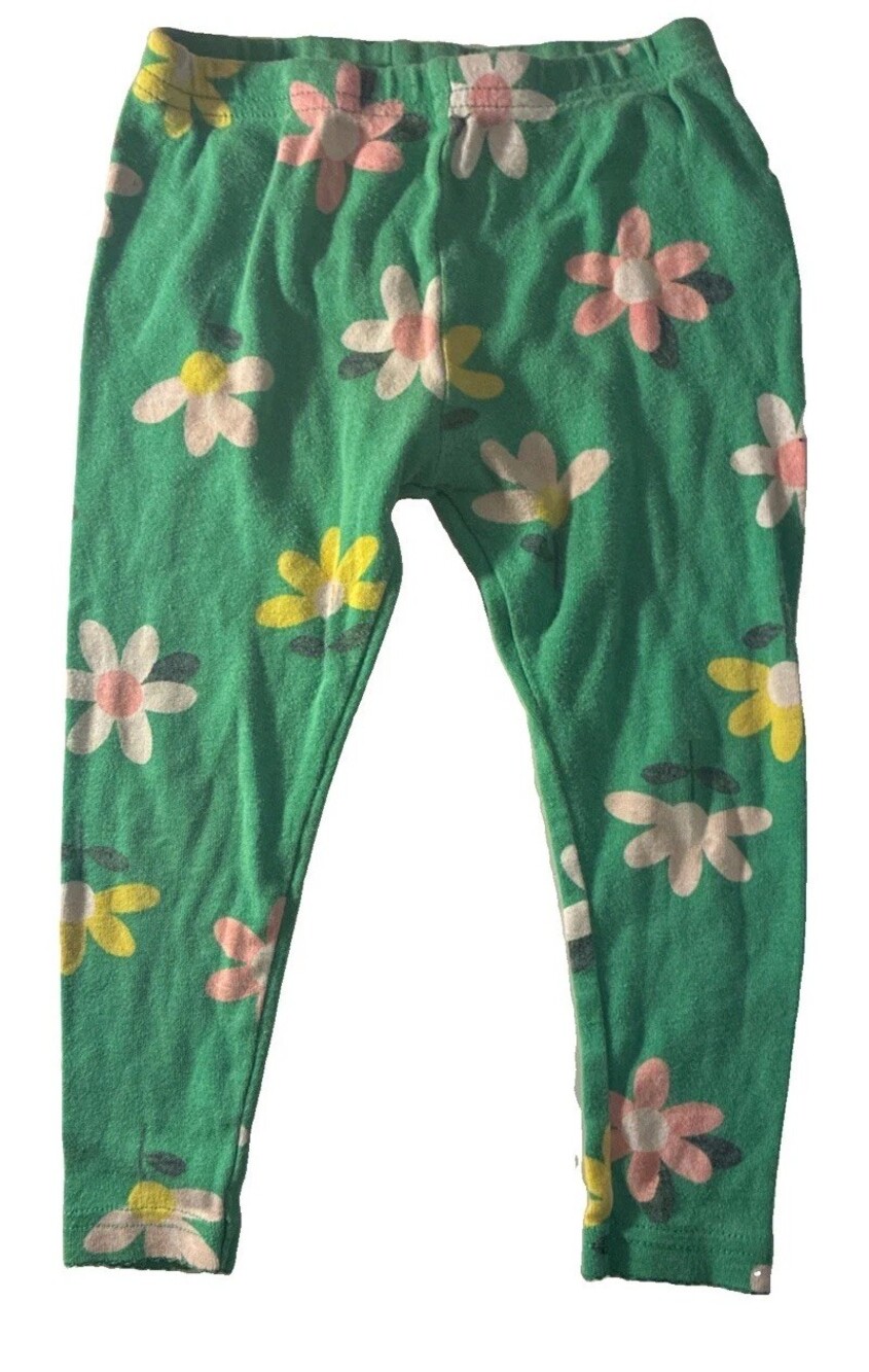 kids' Carter's green daisy floral leggings